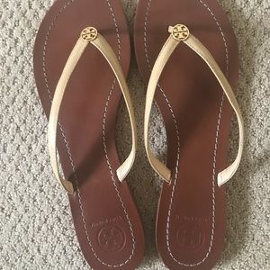 Tory Burch Terra Sandal- Nude, Size 10.5